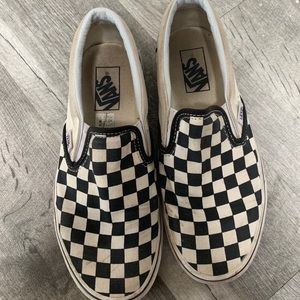 Vans Checkerboard Slip Ons
